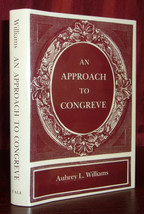 Aubrey L Williams An Approach To Congreve First Edition Fine Hardcover Dj Drama - £14.38 GBP