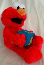 Nanco Plush Stuffed Elmo Doll 18” Soft 2006 Holding Alphabet Block “A” Sesame St - £12.75 GBP