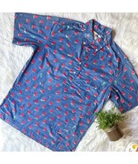 Reyn Spooner Shirt Men S Blue Sailboat Hawaiian Camp Aloha 1/2 Button Up... - €46,00 EUR