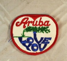 Vintage 1975 Aruba I Love You Patch Caribbean Island Nation Netherlands  - $94.04 MXN
