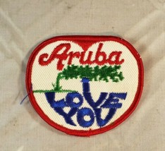 Vintage 1975 Aruba I Love You Patch Caribbean Island Nation Netherlands  - £3.94 GBP