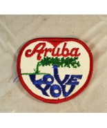 Vintage 1975 Aruba I Love You Patch Caribbean Island Nation Netherlands  - $4.94