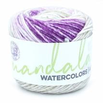 (1 Skein) Lion Brand Yarn Mandala Watercolors Yarn, ICY Grape - $16.99