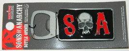 Sons of Anarchy TV Series S Skull A Logo Metal Bottle Opener NEW UNUSED - £6.15 GBP