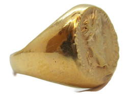 14k Solid Yellow Gold Julius Caesar Unisex Ring!! - £1,408.28 GBP