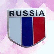 RUSSIA Car Emblem Sticker National Flag Bumper  Decal Car Body Decoration (Shiel - £35.56 GBP