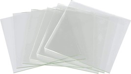 System 96 COE 96 Clear Fusing Glass Squares - 6 Pack (4x4) - £30.55 GBP