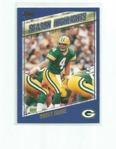 Primary image for BRETT FAVRE (Green Bay Packers) 2000 TOPPS SEASON HIGHLIGHTS CARD #324