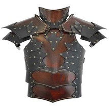Leather Cuirass Armor Medieval Roman Costume Breastplate Viking LARP Armor - £149.28 GBP
