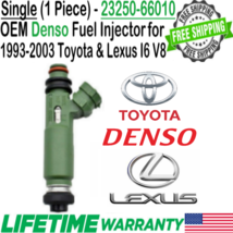 Genuine DENSO 1 Piece Fuel injector for 1993-2003 Toyota Land Cruiser 4.5L I6 - $49.49