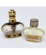 Vintage Gilded Mini Prince Matchabelli Perfume Bottles Crown Jewel Trinket - $29.99