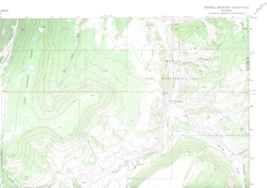 Mineral Mountain, Colorado 1963 Vintage USGS Topo Map 7.5 Quadrangle Topographic - $23.99