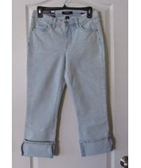 Nine West TAYLOR Wide Cuff Capri Vancouver Stripe Women&#39;s Sz 4-14 NWT Gr... - $28.34