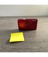 Canon IXUS 100 IS Digital Compact Camera Working w/ Canon 3x IS Lens Red - $202.46 CAD