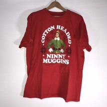 Elf The Movie &quot;Cotton Headed Ninny Muggins&quot; Christmas Shirt Adults Unisex XL - £10.26 GBP