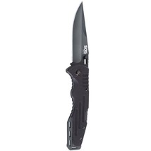 SOG Salute Clip Point Folding Knife with G10 Grips - $1,866.44 MXN