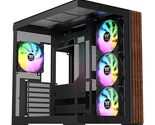 Thermaltake View 380 WS ARGB; Mid Tower Chassis; Side Wood Trim; 4x120mm... - $156.96