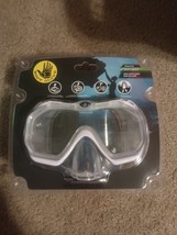 Body Glove Predator Swimming Diving Snorkel Mask,White Tempered Glass Pu... - $26.83 CAD