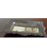 Pretty Little Miniature Silver-Plated Serving Tray – OLDER MINIATURE – G... - £7.73 GBP