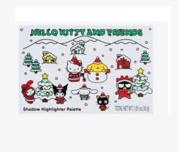 Hello Kitty And Friends Holiday Eyeshadow &amp; Highlighter Palette Kuromi BRAND NEW - £19.31 GBP