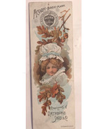 Acorn Stoves &amp; Ranges Victorian Trade Card Book Mark VTC 5 - £10.21 GBP