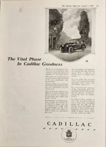 1920 Print Ad Cadillac Motor Cars Vital Phase Made in Detroit,Michigan - $23.23