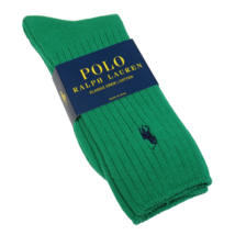 Polo Ralph Lauren Men&#39;s Classic Crew Socks Emerald Green Size 10-13 - £9.43 GBP