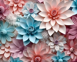Floral Sublimation Ready To Press Transfer Prints: Spring Flower Bundle(10 QTY) - $10.99