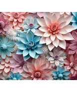 Floral Sublimation Ready To Press Transfer Prints: Spring Flower Bundle(10 QTY)