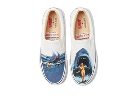 Sperry X Jaws Limited Edition Striper S/O Shark Attack Slip On Men’s Size 9 NIB! - $128.22