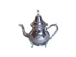 Large Moroccan Teapot - Handmade large Moroccan serving teapot -Moroccan... - $122.55