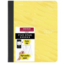 Five Star Active Comp Book Wide Ruled Yellow 80ct - €1,71 EUR Five Star Active Comp Book Wide Ruled Yellow 80ct - €1,71 EUR