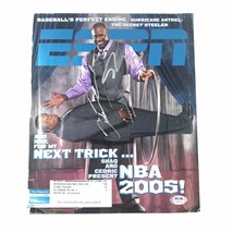 Shaquille O&#39;Neal Cedric The Entertainer Signed ESPN Magazine PSA/DNA - £234.31 GBP