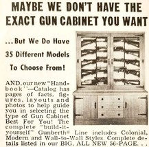 1968 Coladonato Brothers Gun Cabinets Advertisement Hunting Furniture E91E - $19.99