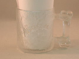McDonald&#39;s &quot;The Flintstones - Pre-Dawn&quot; Mug - Clear Textured Glass - £7.11 GBP
