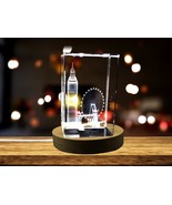 LED Base included | London Landmarks 3D Engraved Crystal Collectible Sou... - £31.56 GBP