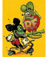 Frienemies Love Hate Relationship Rat Fink &amp; Mickey Big Daddy Ed Roth Me... - £28.73 GBP