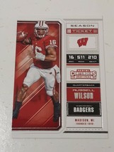 Russell Wilson Seattle Seahawks 2018 Panini Contenders Draft Picks Card #87 - £0.78 GBP