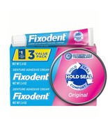 Fixodent Complete Original Denture Adhesive Cream, 2.4 oz, 3 Pack (Packa... - $21.18