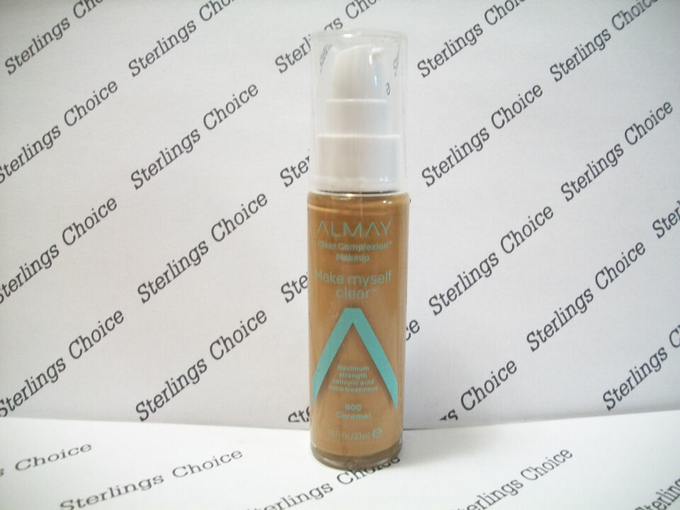 Almay Clear Complexion Makeup Make Myself Clear #800 Caramel - $6.92