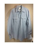 Wrangler Wrancher Mens Pearl Snap Blue Long Sleeve Shirt Rodeo Size XL - €21,64 EUR Wrangler Wrancher Mens Pearl Snap Blue Long Sleeve Shirt Rodeo Size XL - €21,64 EUR