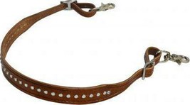 Showman 1 1/4 Wide Leather Wither Strap w/ Crystal Studs - $44.32+