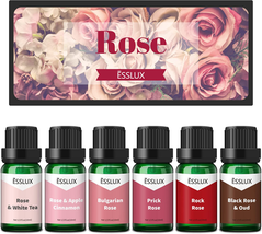 Rose Fragrance Oil, ESSLUX Floral Scented Oils for Home for Diffuser, Soap Candl - £25.25 GBP