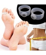 Magnetic Toe Ring Slimming Weight Loss Health Foot Massage 1 Pair 2 Ring... - £6.95 GBP