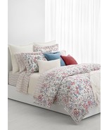 Ralph Lauren Lucie 5P Queen Duvet cover Shams Euro Set - $157.09