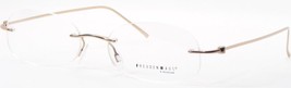 FreudenHaus AUSTIN III GLD PALE GOLD EYEGLASSES GLASSES TITANIUM FRAME 5... - £136.48 GBP