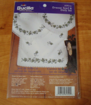 Bucilla Dresser Scarf &amp; Doily Set 65392 Ivy Kit Special Edition By Bonni... - $14.00