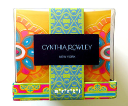 Cynthia Rowley New York Yellow Floral Note Cube with Box Base HTF NIP - $25.00