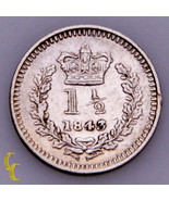 1843/34 Great Britain 1-1/2 Pence KM# 728 - $133.16