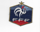 FFF French Football Federation Patch Iron On or Sew On UEFA France Soccer - $8.59